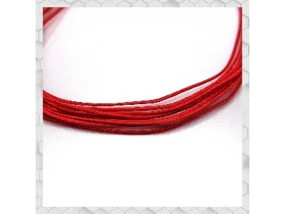 Braided Hose Line Red 0,4mm - zdjęcie 2
