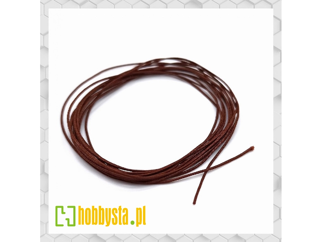 Braided Hose Line Brown 0,6mm - zdjęcie 1