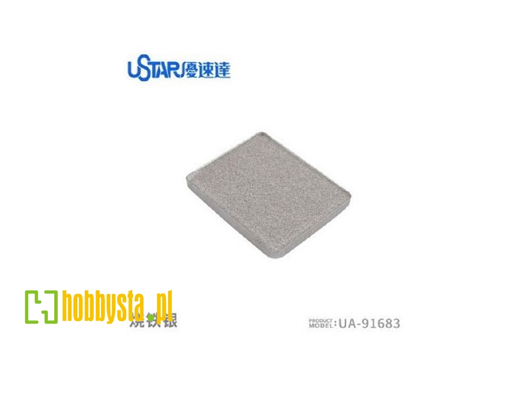 Aging Enamel Powder Burnt Iron Silver - zdjęcie 1 Aging Enamel Powder Burnt Iron Silver - zdjęcie 1