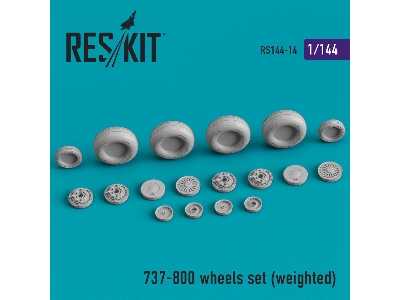 737-800 Wheels Set (Weighted) - zdjęcie 1