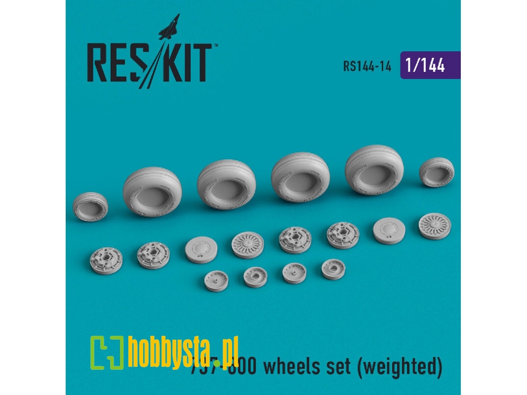 737-800 Wheels Set (Weighted) - zdjęcie 1