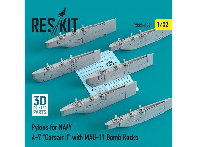 Pylons For Navy A-7 Corsair Ii With Mau-11 Bomb Racks - zdjęcie 1