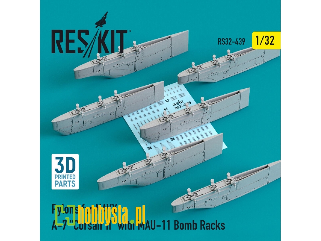 Pylons For Navy A-7 Corsair Ii With Mau-11 Bomb Racks - zdjęcie 1