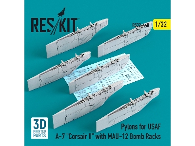 Pylons For Usaf A-7 Corsair Ii With Mau-12 Bomb Racks - zdjęcie 1