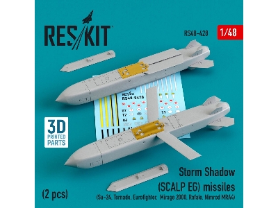 Storm Shadow (Scalp Eg) Missiles (2 Pcs) (Su-24, Tornado, Eurofighter, Mirage 2000, Rafale, Nimrod Mra4) - zdjęcie 1