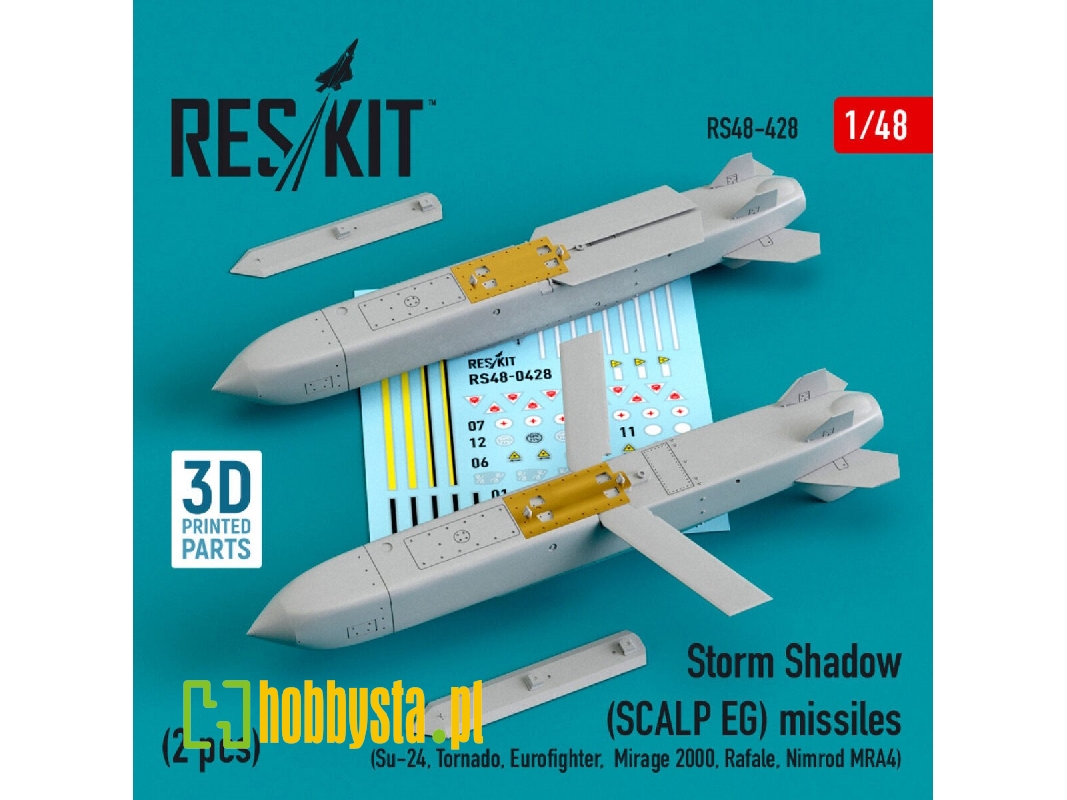 Storm Shadow (Scalp Eg) Missiles (2 Pcs) (Su-24, Tornado, Eurofighter, Mirage 2000, Rafale, Nimrod Mra4) - zdjęcie 1