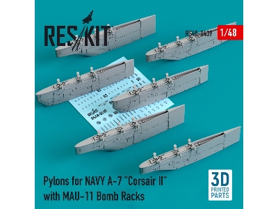 Pylons For Navy A-7 Corsair Ii With Mau-11 Bomb Racks - zdjęcie 1