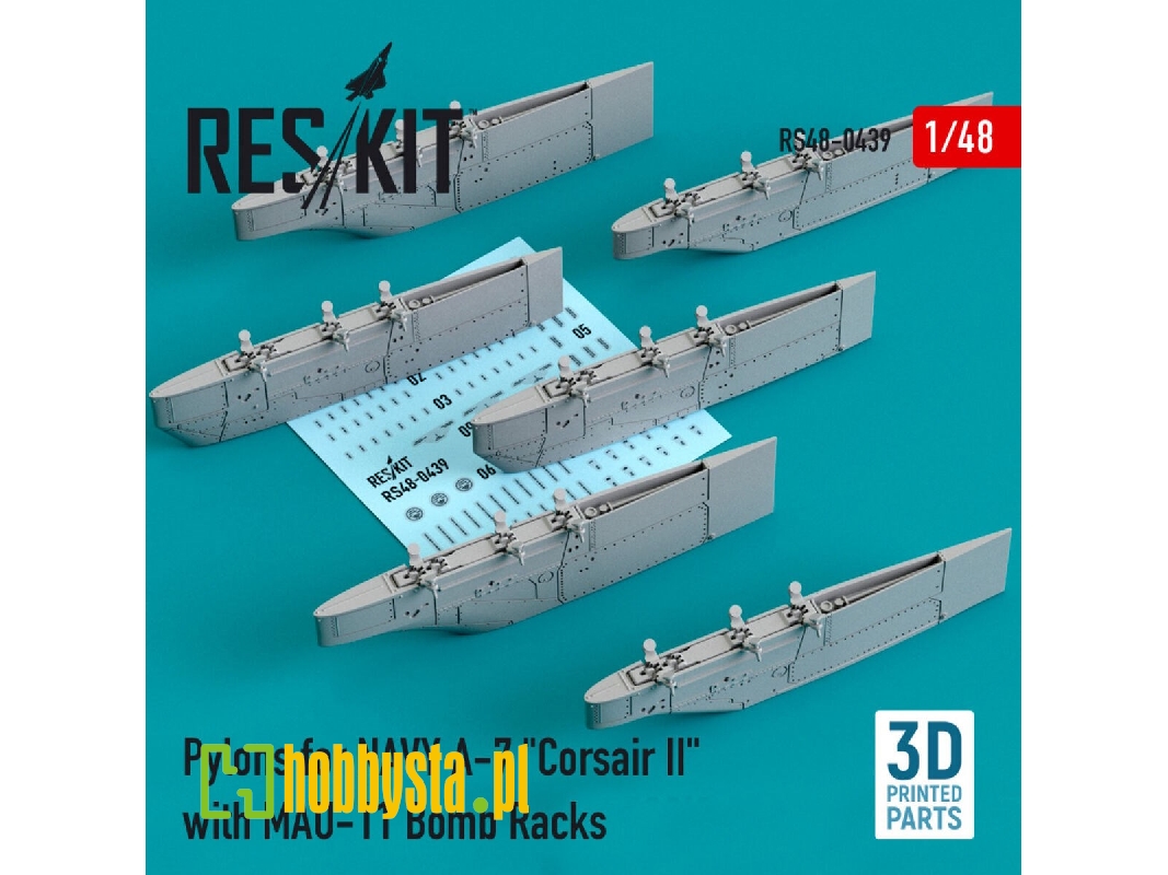 Pylons For Navy A-7 Corsair Ii With Mau-11 Bomb Racks - zdjęcie 1