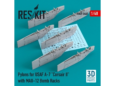 Pylons For Usaf A-7 Corsair Ii With Mau-12 Bomb Racks - zdjęcie 1