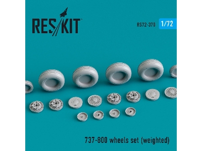 737-800 Wheels Set (Weighted) - zdjęcie 1