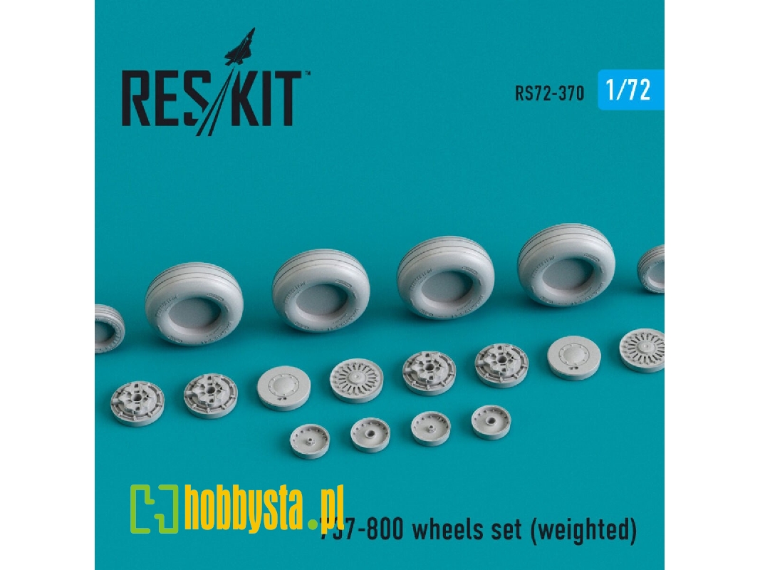 737-800 Wheels Set (Weighted) - zdjęcie 1