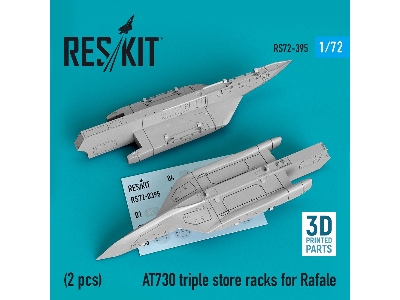 At730 Triple Store Racks For Rafale (2 Pcs) (3d Printing) - zdjęcie 1