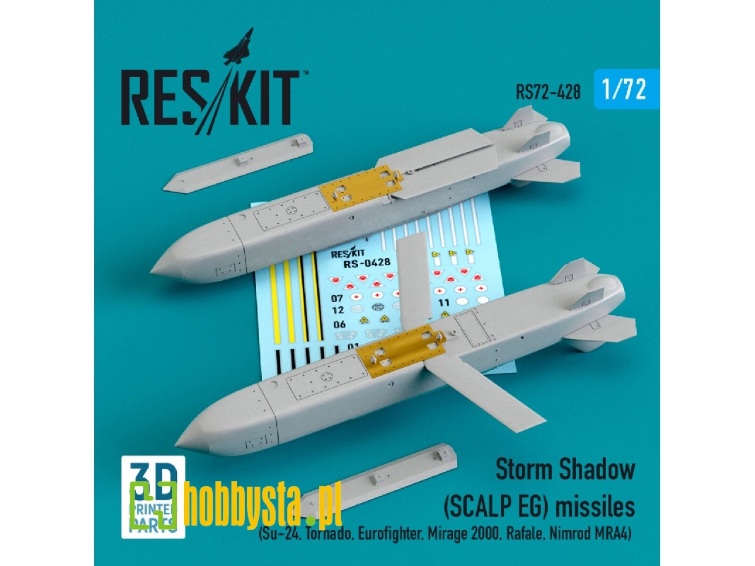 Storm Shadow (Scalp Eg) Missiles (2 Pcs) (Su-24, Tornado, Eurofighter, Mirage 2000, Rafale, Nimrod Mra4) - zdjęcie 1