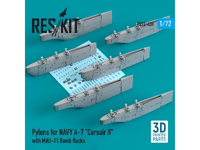 Pylons For Navy A-7 Corsair Ii With Mau-11 Bomb Racks - zdjęcie 1