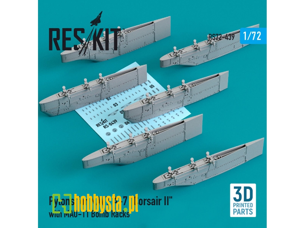 Pylons For Navy A-7 Corsair Ii With Mau-11 Bomb Racks - zdjęcie 1 Pylons For Navy A-7 Corsair Ii With Mau-11 Bomb Racks - zdjęcie 1