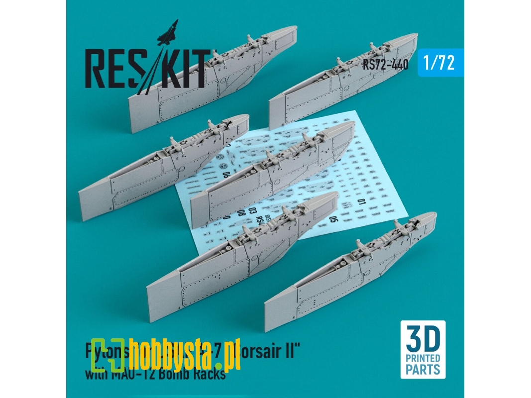 Pylons For Usaf A-7 Corsair Ii With Mau-12 Bomb Racks - zdjęcie 1