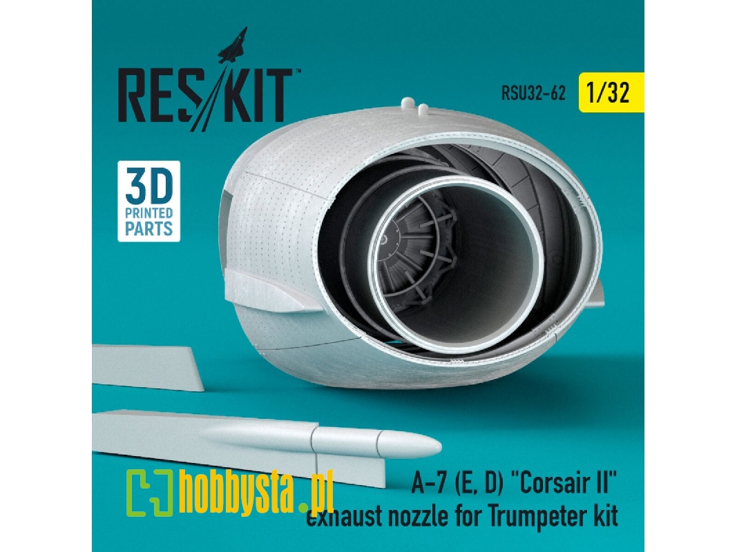 A-7 (E, D) Corsair Ii Exhaust Nozzle For Trumpeter Kit - zdjęcie 1