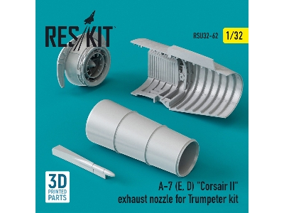 A-7 (E, D) Corsair Ii Exhaust Nozzle For Trumpeter Kit - zdjęcie 2
