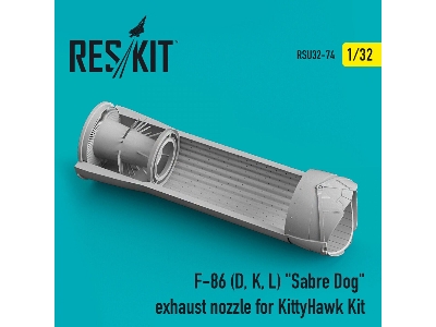 F-86 (D, K, L) Sabre Dog Exhaust Nozzle For Kittyhawk Kit - zdjęcie 1