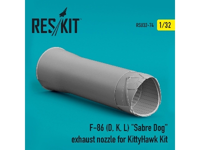 F-86 (D, K, L) Sabre Dog Exhaust Nozzle For Kittyhawk Kit - zdjęcie 2