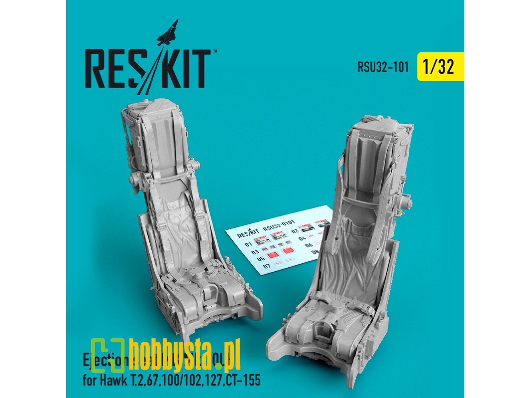 Ejection Seat Mb Mk.10lh For Hawk T.2, 67, 100/102, 127, Ct-155 (3d Printing) - zdjęcie 1 Ejection Seat Mb Mk.10lh For Hawk T.2, 67, 100/102, 127, Ct-155 (3d Printing) - zdjęcie 1