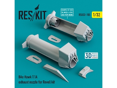 Bae Hawk T.1a Exhaust Nozzle For Revell Kit - zdjęcie 1