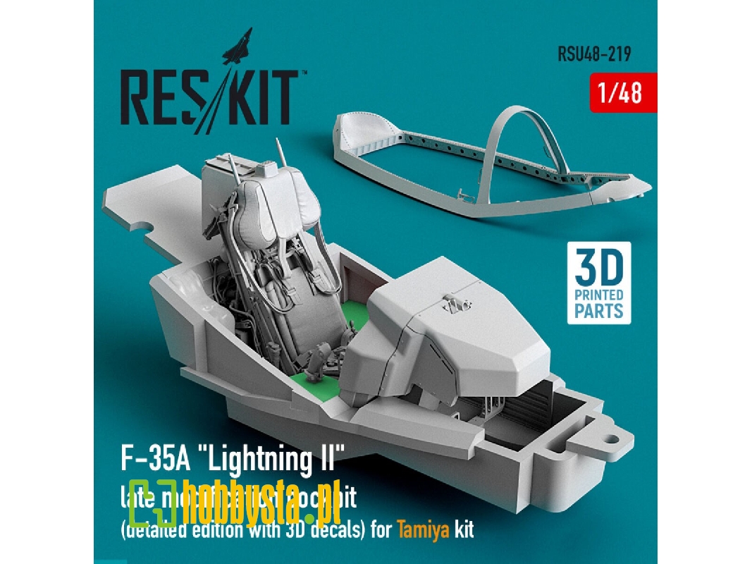 F-35a Lightning Ii Cockpit (Detailed Edition With 3d Decals) For Tamiya Kit - zdjęcie 1