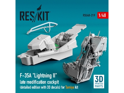 F-35a Lightning Ii Cockpit (Detailed Edition With 3d Decals) For Tamiya Kit - zdjęcie 2