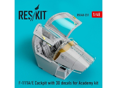 F-111a/E Cockpit With 3d Decals For Academy Kit - zdjęcie 1