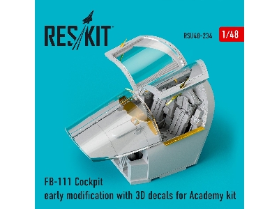 Fb-111 Cockpit Early Modification With 3d Decals For Academy Kit - zdjęcie 1