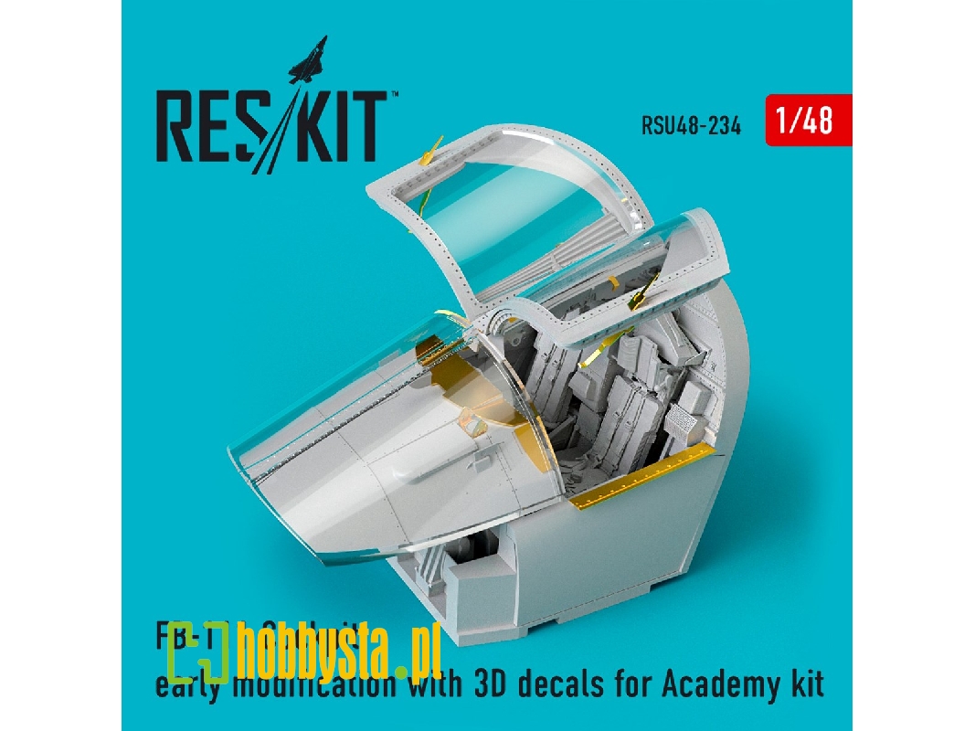 Fb-111 Cockpit Early Modification With 3d Decals For Academy Kit - zdjęcie 1
