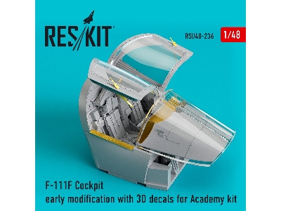F-111f Cockpit Early Modification With 3d Decals For Academy Kit - zdjęcie 1