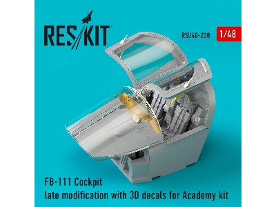 Fb-111 Cockpit Late Modification With 3d Decals For Academy Kit - zdjęcie 1