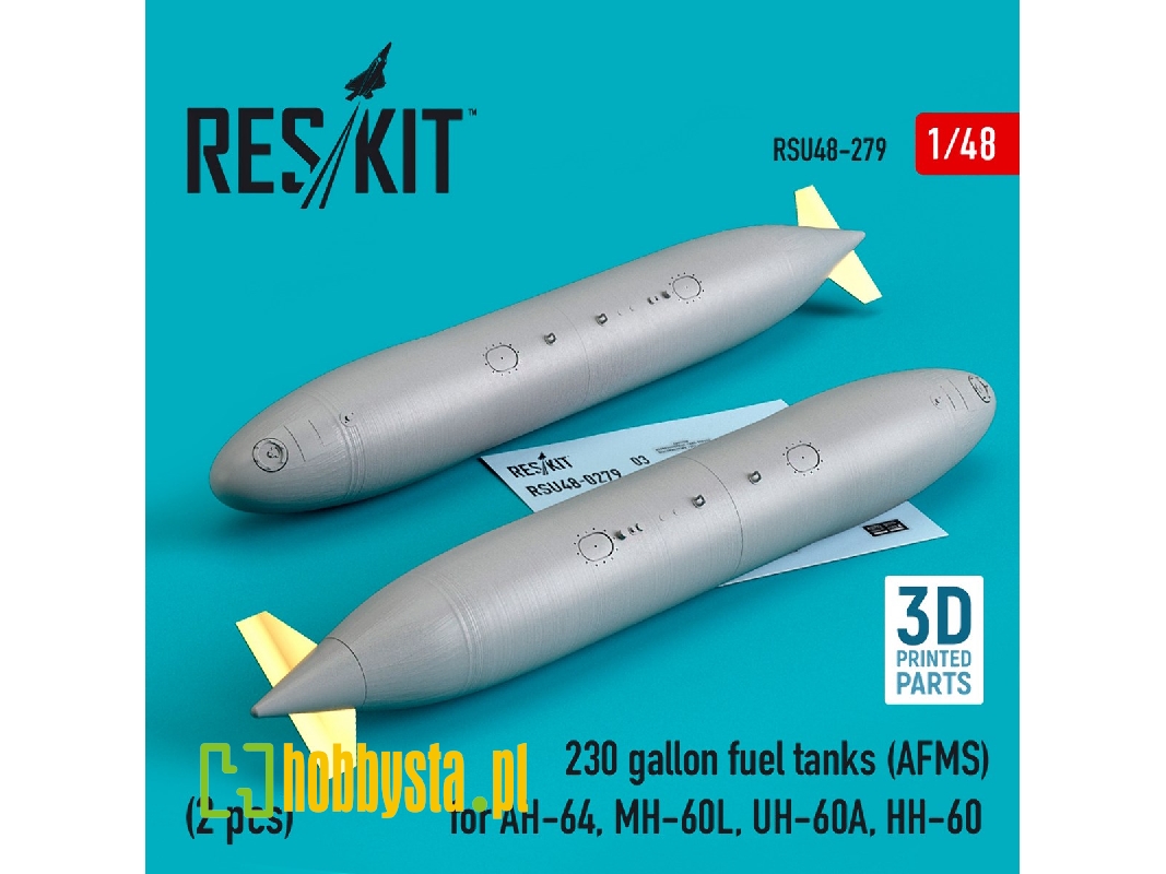230 Gallon Fuel Tanks (Afms) For Ah-64, Mh-60l, Uh-60a, Hh-60 (2 Pcs) (3d Printing) - zdjęcie 1 230 Gallon Fuel Tanks (Afms) For Ah-64, Mh-60l, Uh-60a, Hh-60 (2 Pcs) (3d Printing) - zdjęcie 1