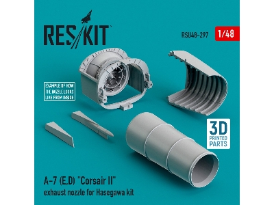 A-7 (E,d) Corsair Ii Exhaust Nozzle For Hasegawa Kit - zdjęcie 2