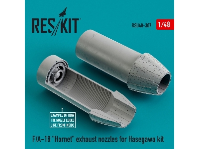 F/A-18 Hornet Exhaust Nozzles For Hasegawa Kit - zdjęcie 1