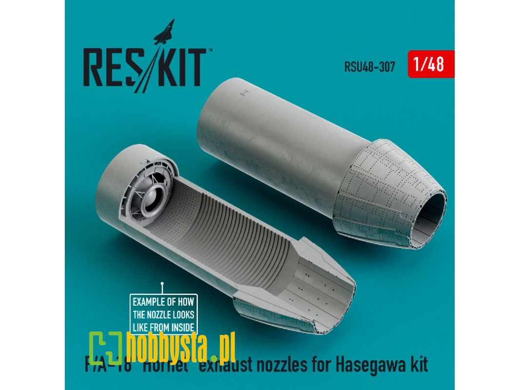 F/A-18 Hornet Exhaust Nozzles For Hasegawa Kit - zdjęcie 1
