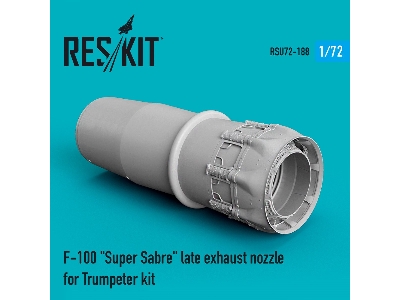 F-100 Super Sabre Late Exhaust Nozzle For Trumpeter Kit - zdjęcie 1