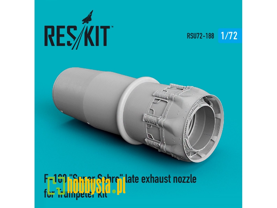 F-100 Super Sabre Late Exhaust Nozzle For Trumpeter Kit - zdjęcie 1 F-100 Super Sabre Late Exhaust Nozzle For Trumpeter Kit - zdjęcie 1