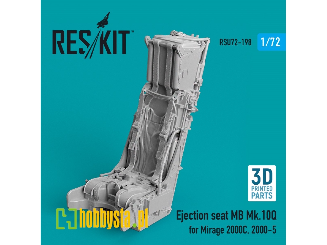 Ejection Seat Mb Mk.10q For Mirage 2000c, 2000-5 (3d Printing) - zdjęcie 1