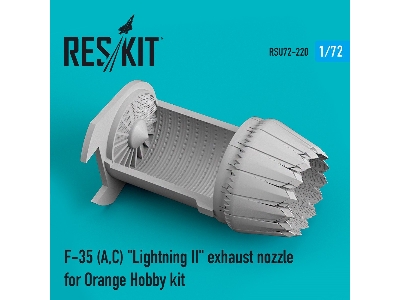 F-35 (A, C) Lightning Ii Exhaust Nozzle For Orange Hobby Kit - zdjęcie 1