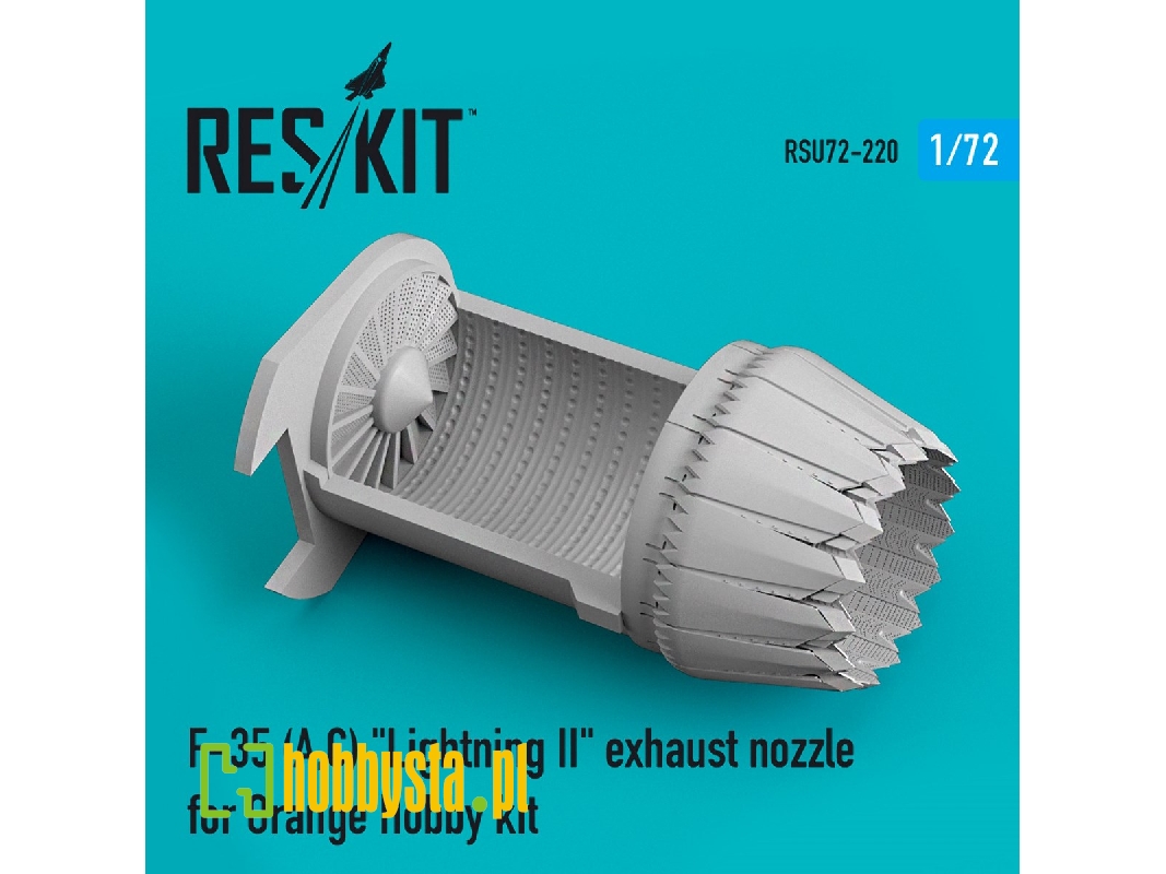 F-35 (A, C) Lightning Ii Exhaust Nozzle For Orange Hobby Kit - zdjęcie 1 F-35 (A, C) Lightning Ii Exhaust Nozzle For Orange Hobby Kit - zdjęcie 1