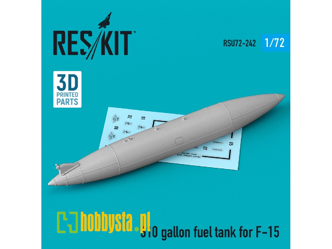 610 Gallon Fuel Tank For F-15 (1 Pcs) (3d Printing) - zdjęcie 1 610 Gallon Fuel Tank For F-15 (1 Pcs) (3d Printing) - zdjęcie 1