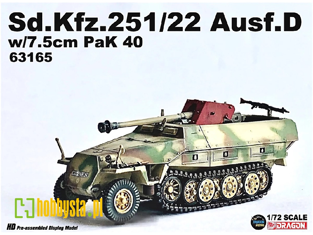 Sd.Kfz.251/22 Ausf.D w/7.5cm PaK 40 - zdjęcie 1