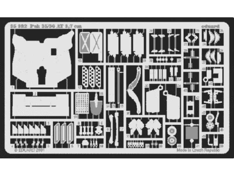 PaK.35/36 37mm 1/35 - Tamiya - blaszki - zdjęcie 1 PaK.35/36 37mm 1/35 - Tamiya - blaszki - zdjęcie 1