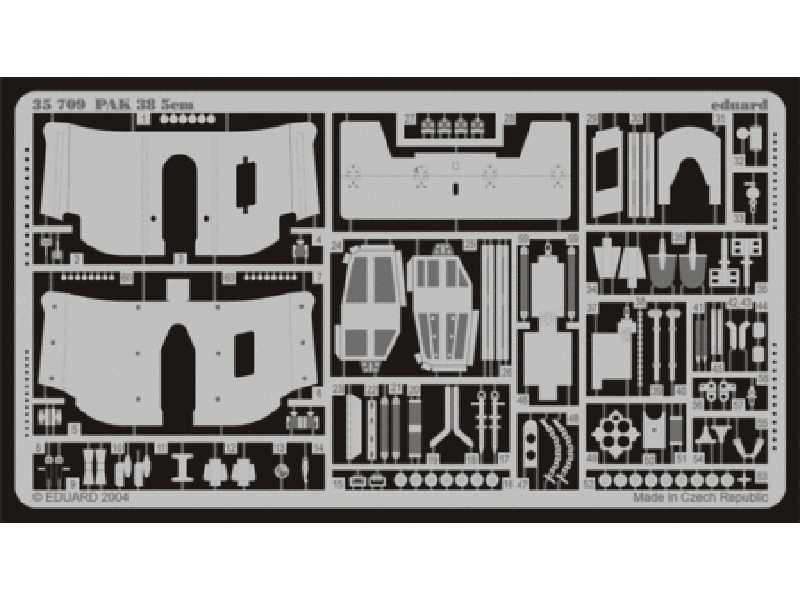 PaK.38 50mm 1/35 - Italeri - blaszki - zdjęcie 1 PaK.38 50mm 1/35 - Italeri - blaszki - zdjęcie 1