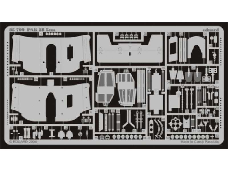  PaK.38  50mm 1/35 - Italeri - blaszki - zdjęcie 1
