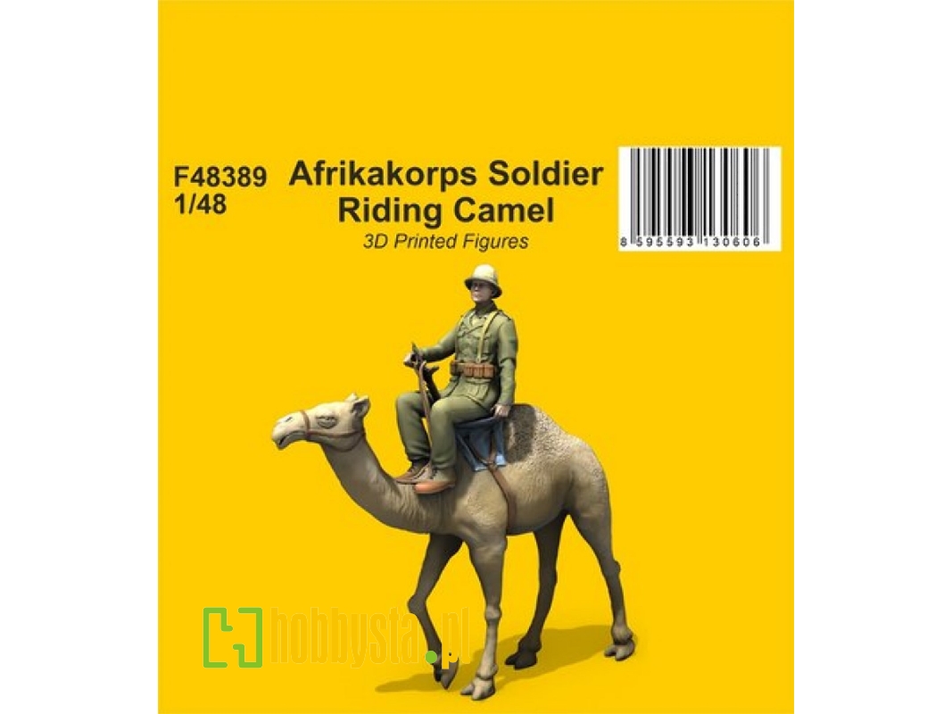 Afrikakorps Soldier Riding Camel 3d - zdjęcie 1