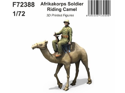 Afrikakorps Soldier Riding Camel 3d - zdjęcie 1