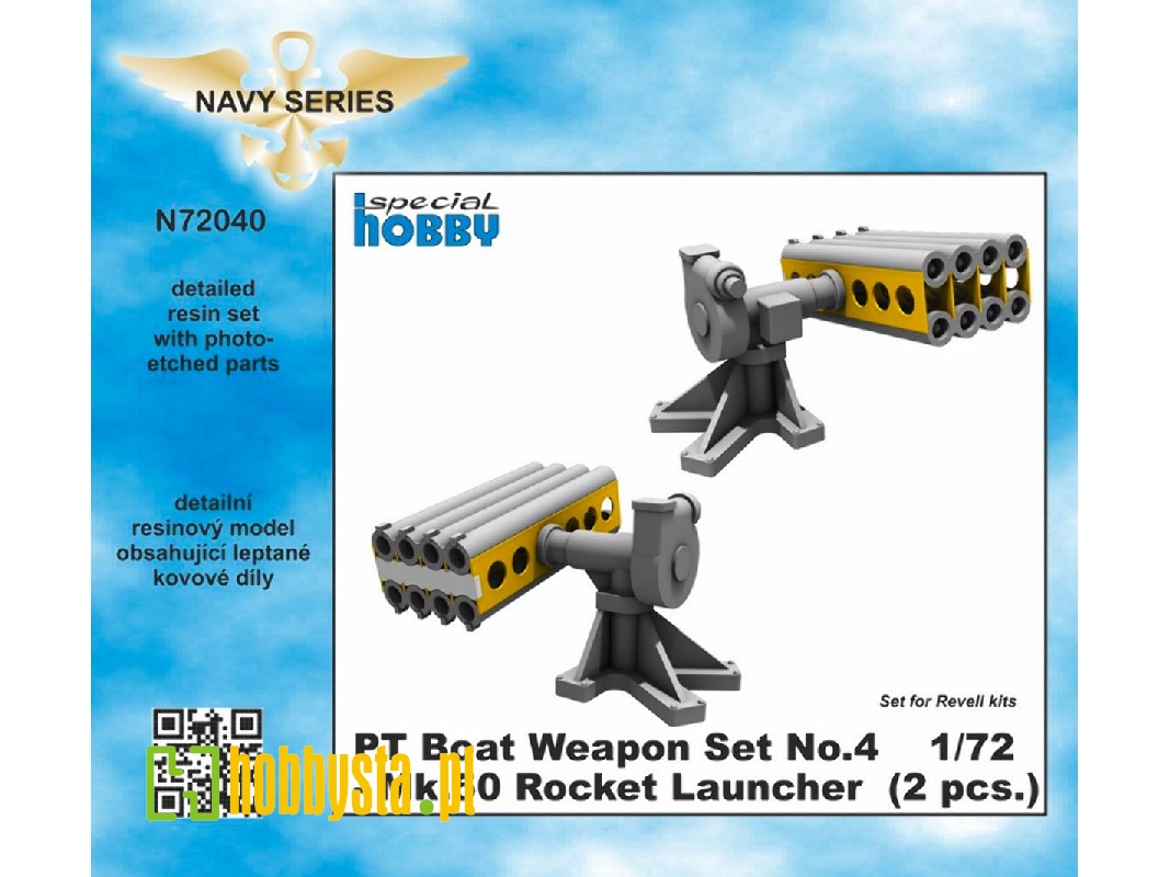 Pt Boat Weapon Set No.4 - Mk.50 Rocket Launcher - zdjęcie 1 Pt Boat Weapon Set No.4 - Mk.50 Rocket Launcher - zdjęcie 1